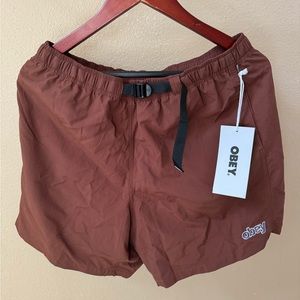 Brown Obey shorts